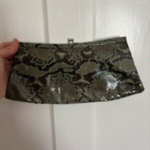 Snakeskin Glen Miller Clutch